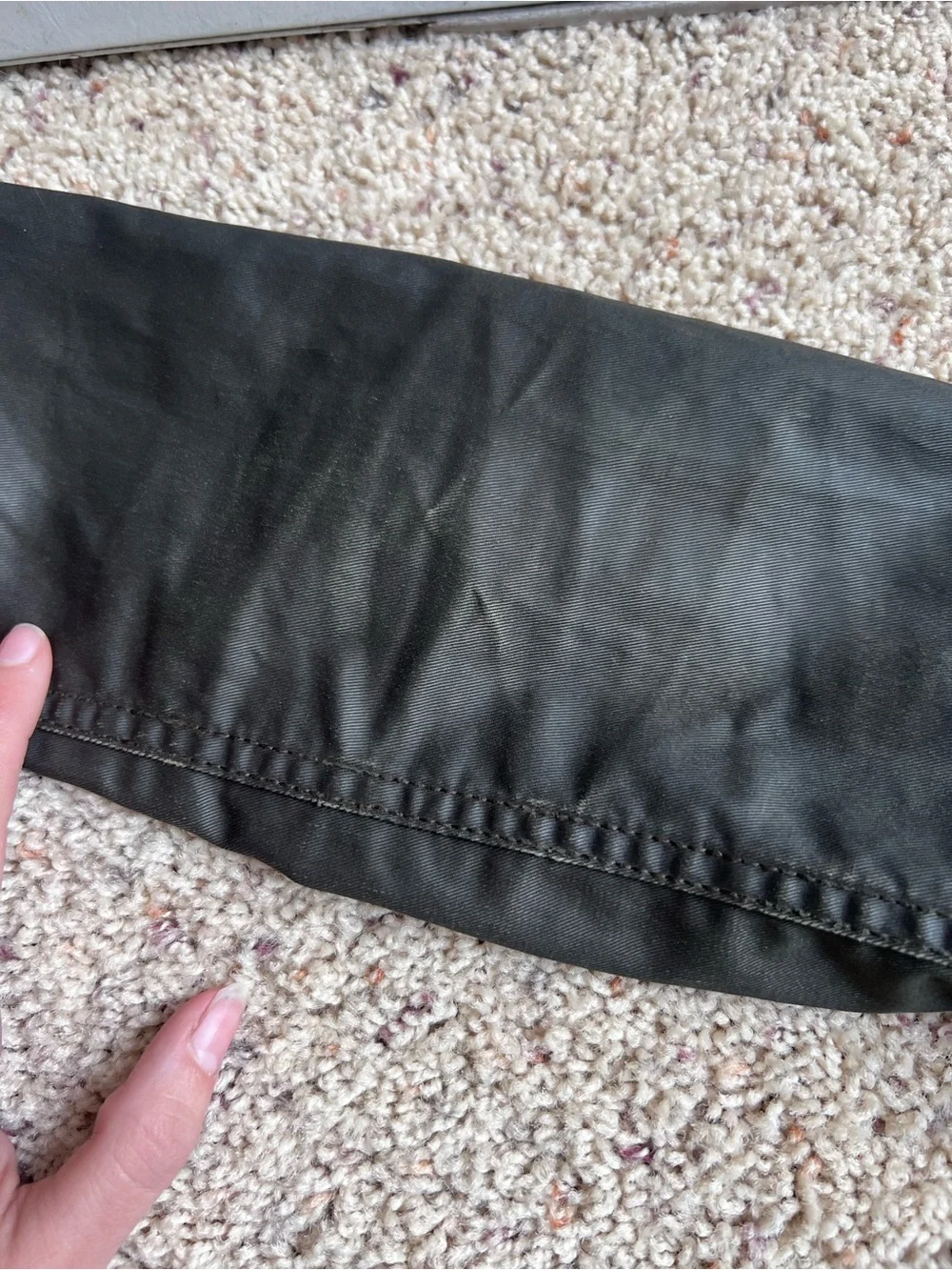 J. Crew green Utility Jacket with Gold Hardware
